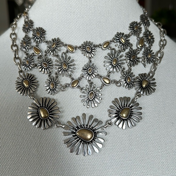 Lucky Brand Jewelry - Black Friday Sale! Floral Set of Lucky Brand Statement Necklaces